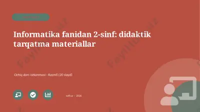 0837_v1_informatika_fanidan_2_sinf_didakti — PPTX