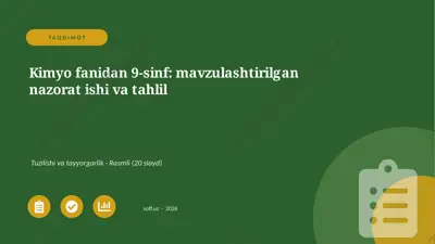 0666_v1_kimyo_fanidan_9_sinf_mavzulashtiri — PPTX