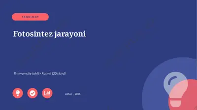 0433_v1_fotosintez_jarayoni — PPTX