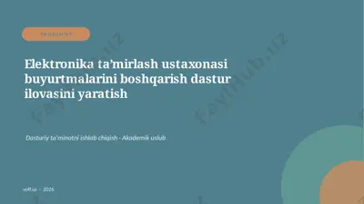 088_v1_elektronika_ta_mirlash_ustaxonasi_buyu — PPTX