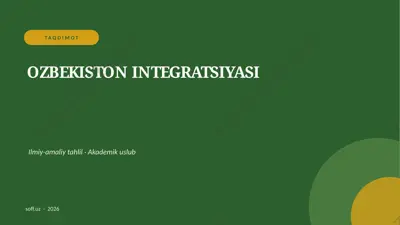 146_v1_ozbekiston_integratsiyasi — PPTX