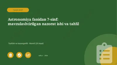 0736_v1_astronomiya_fanidan_7_sinf_mavzula — PPTX