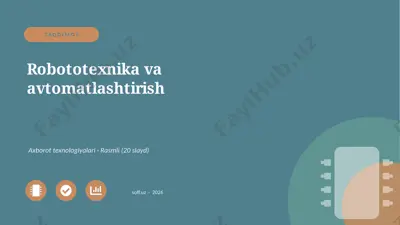 0468_v1_robototexnika_va_avtomatlashtirish — PPTX