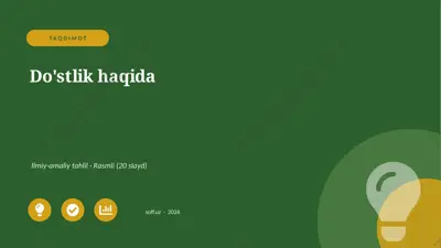 0546_v1_dostlik_haqida — PPTX