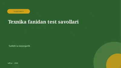 27_test_savollari — PPTX
