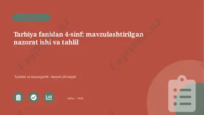 0687_v1_tarbiya_fanidan_4_sinf_mavzulashti — PPTX