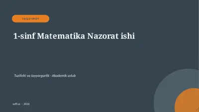 049_v1_1_sinf_matematika_nazorat_ishi — PPTX