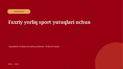 0010_v2_faxriy_yorliq_sport_yutuqlari_uchu — PPTX