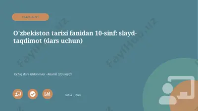 0968_v1_ozbekiston_tarixi_fanidan_10_sinf_ — PPTX