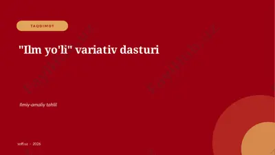 36_variativ_dastur — PPTX