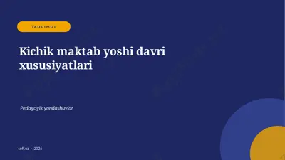 75_kichik_maktab_yoshi — PPTX