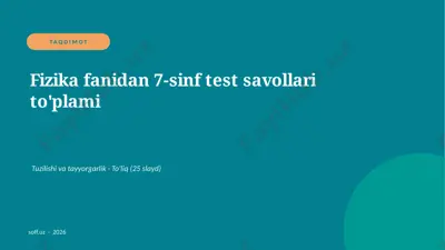 0266_v2_fizika_fanidan_7_sinf_test_savolla — PPTX