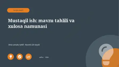0519_v1_mustaqil_ish_mavzu_tahlili_va_xulo — PPTX
