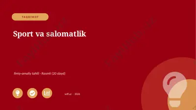 0555_v1_sport_va_salomatlik — PPTX