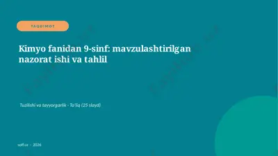 0666_v2_kimyo_fanidan_9_sinf_mavzulashtiri — PPTX
