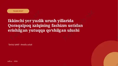 080_v2_ikkinchi_yer_yuzlik_urush_yillarida_qo — PPTX
