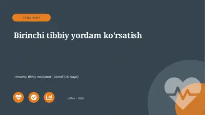 0389_v1_birinchi_tibbiy_yordam_korsatish — PPTX