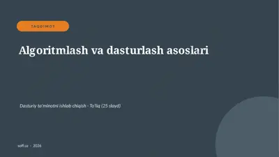 0374_v2_algoritmlash_va_dasturlash_asoslar — PPTX