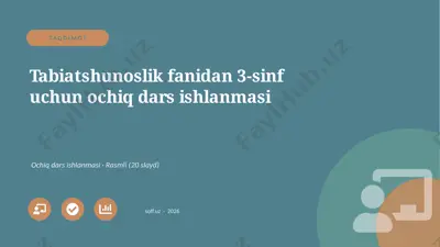 0158_v1_tabiatshunoslik_fanidan_3_sinf_uch — PPTX