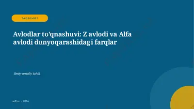 31_avlodlar_farqi — PPTX