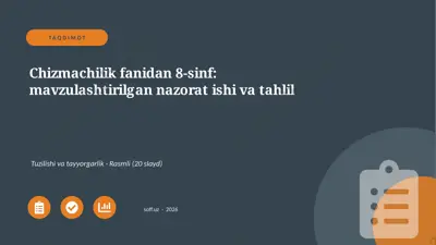 0709_v1_chizmachilik_fanidan_8_sinf_mavzul — PPTX