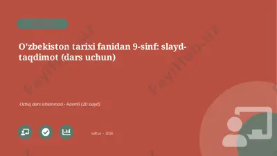 0967_v1_ozbekiston_tarixi_fanidan_9_sinf_s — PPTX