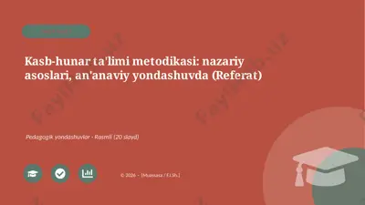 01167_kasb_hunar_talimi_metodikasi_nazariy_aso — PPTX