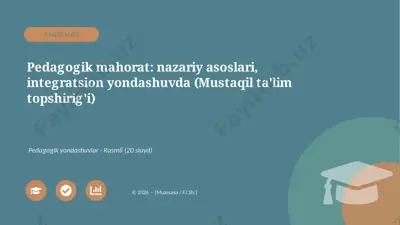 06568_pedagogik_mahorat_nazariy_asoslari_integ — PPTX
