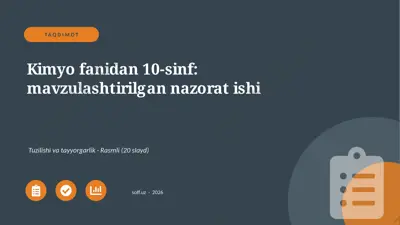 01529_kimyo_fanidan_10_sinf_mavzulashtirilgan_ — PPTX