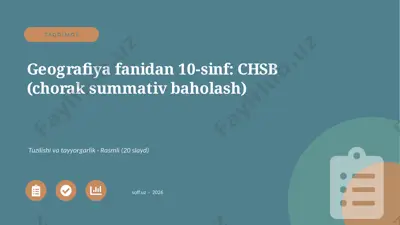 01928_geografiya_fanidan_10_sinf_chsb_chorak_s — PPTX