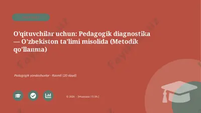 00207_oqituvchilar_uchun_pedagogik_diagnostika — PPTX