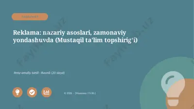 03848_reklama_nazariy_asoslari_zamonaviy_yonda — PPTX