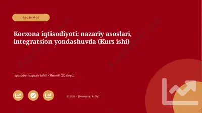 06095_korxona_iqtisodiyoti_nazariy_asoslari — PPTX