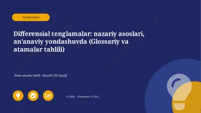 01684_differensial_tenglamalar_nazariy_asoslar — PPTX