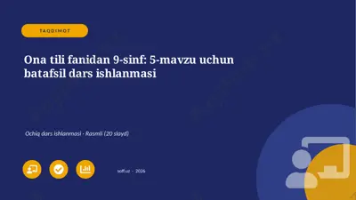 05054_ona_tili_fanidan_9_sinf_5_mavzu_uchun_ba — PPTX