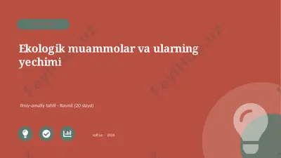 00377_ekologik_muammolar_va_ularning_yechimi — PPTX