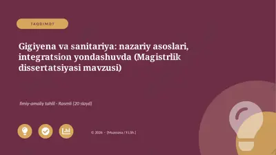 06902_gigiyena_va_sanitariya_nazariy_asoslari — PPTX