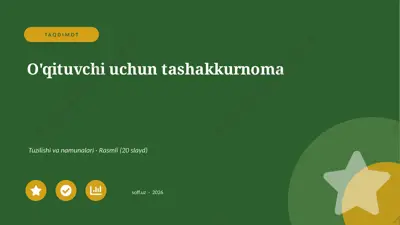 00016_oqituvchi_uchun_tashakkurnoma — PPTX