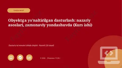02665_obyektga_yonaltirilgan_dasturlash_nazari — PPTX