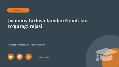 02699_jismoniy_tarbiya_fanidan_5_sinf_fan_toga — PPTX