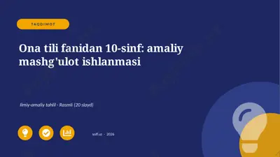03174_ona_tili_fanidan_10_sinf_amaliy_mashgulo — PPTX