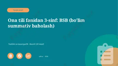 01651_ona_tili_fanidan_3_sinf_bsb_bolim_summat — PPTX