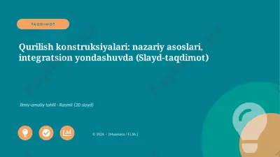 06961_qurilish_konstruksiyalari_nazariy_asosla — PPTX
