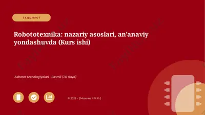 00995_robototexnika_nazariy_asoslari_ananaviy — PPTX