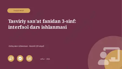 03522_tasviriy_sanat_fanidan_3_sinf_interfaol_ — PPTX