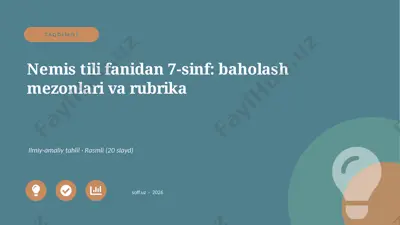 03838_nemis_tili_fanidan_7_sinf_baholash_mezon — PPTX
