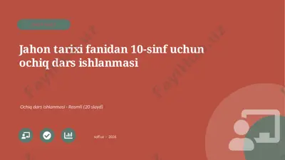 00117_jahon_tarixi_fanidan_10_sinf_uchun_ochiq — PPTX