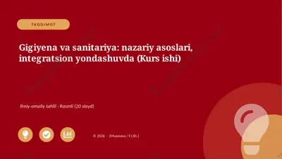 06895_gigiyena_va_sanitariya_nazariy_asoslari — PPTX