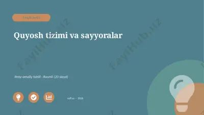 00558_quyosh_tizimi_va_sayyoralar — PPTX