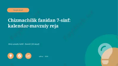 04131_chizmachilik_fanidan_7_sinf_kalendar_mav — PPTX